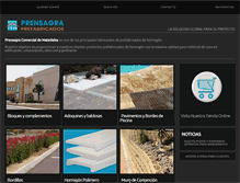Tablet Screenshot of prensagra.com